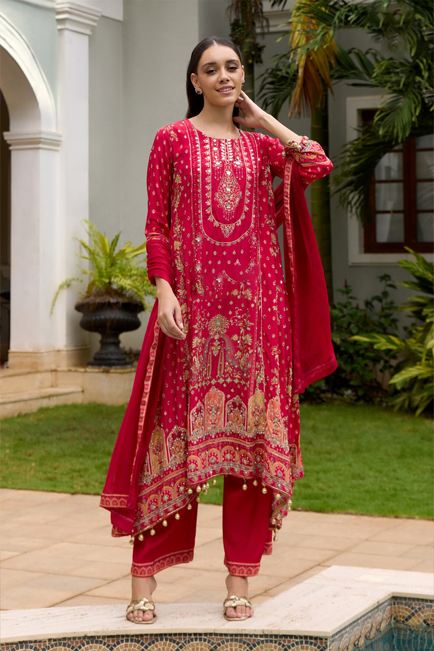 Cardinal Charm-Anarkali