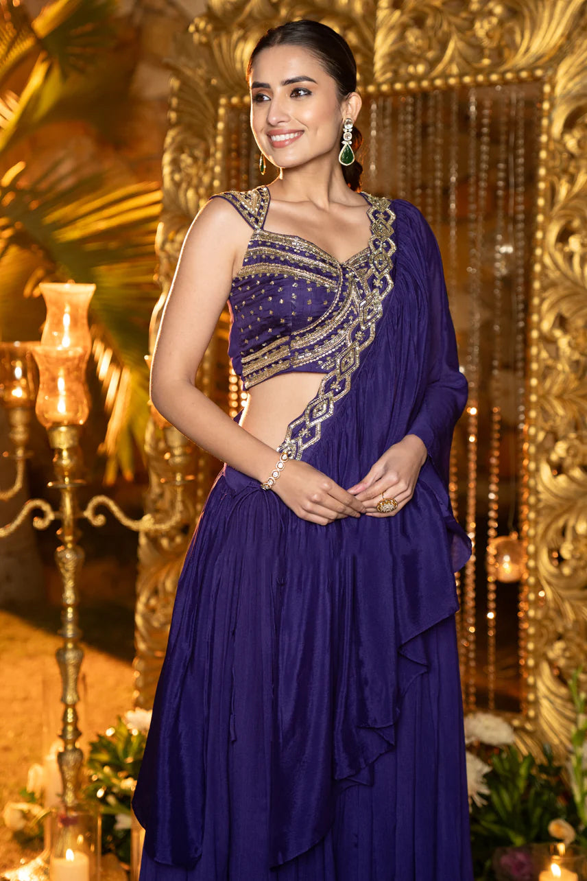 Under The Moon-Lehenga Set