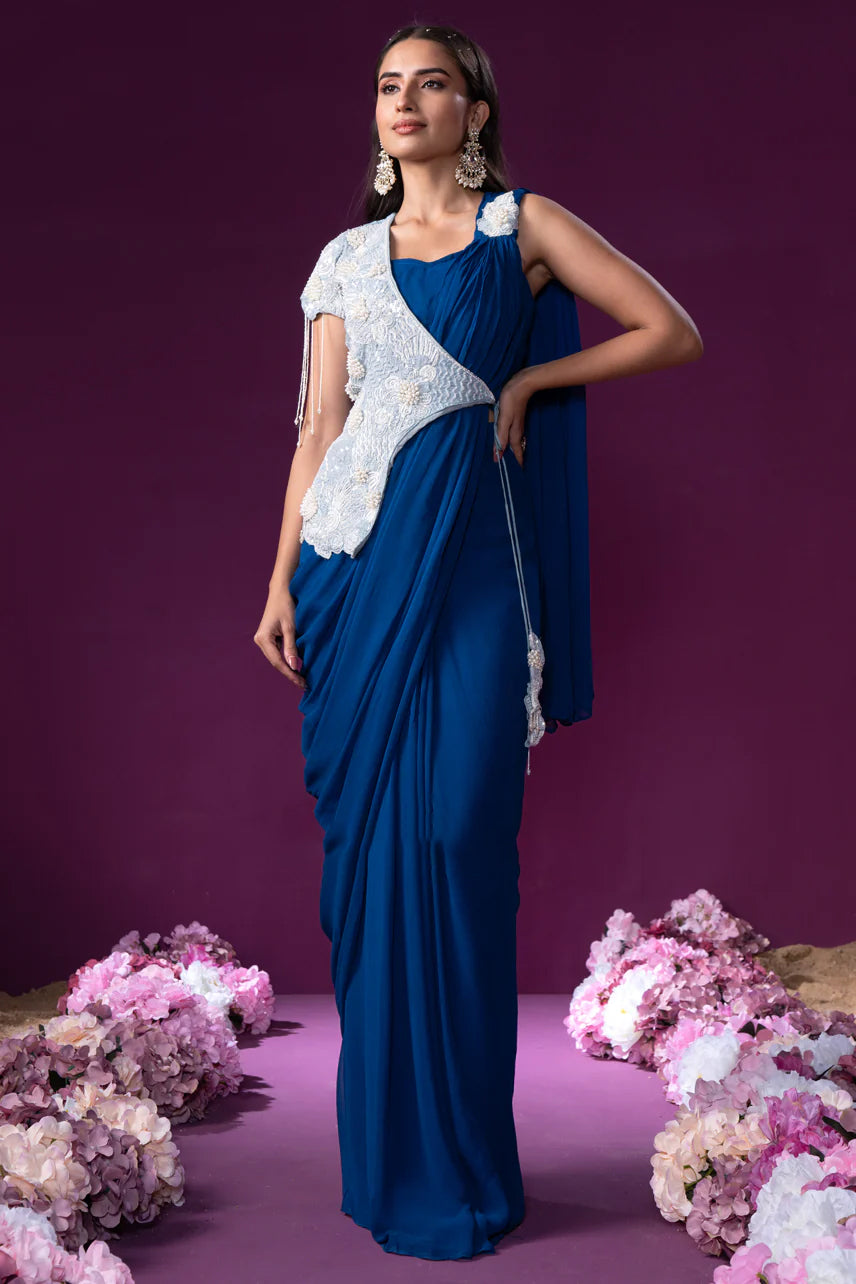 Glamour-Pre Draped Saree